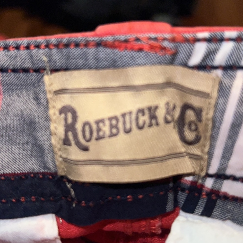 Mens pink cargo shorts Roebuck and Co 32 - Picture 5 of 5